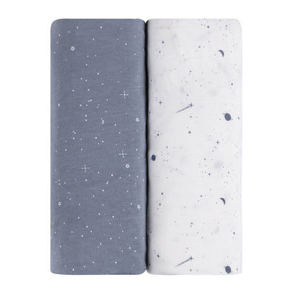 Ely's & Co. Cotton Crib Sheet - 2 Pack