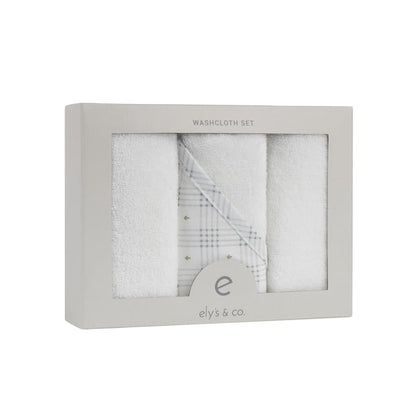 Ely's & Co. Cotton Terry Washcloth Set - 3 Pack