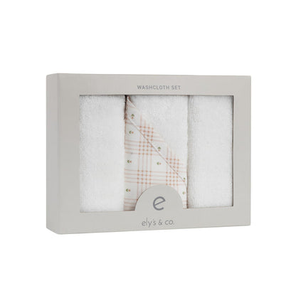 Ely's & Co. Cotton Terry Washcloth Set - 3 Pack