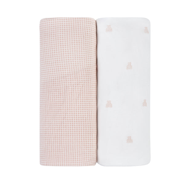 Ely's & Co. Cotton Crib Sheet - 2 Pack