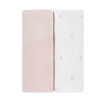 Ely's & Co. Cotton Crib Sheet - 2 Pack