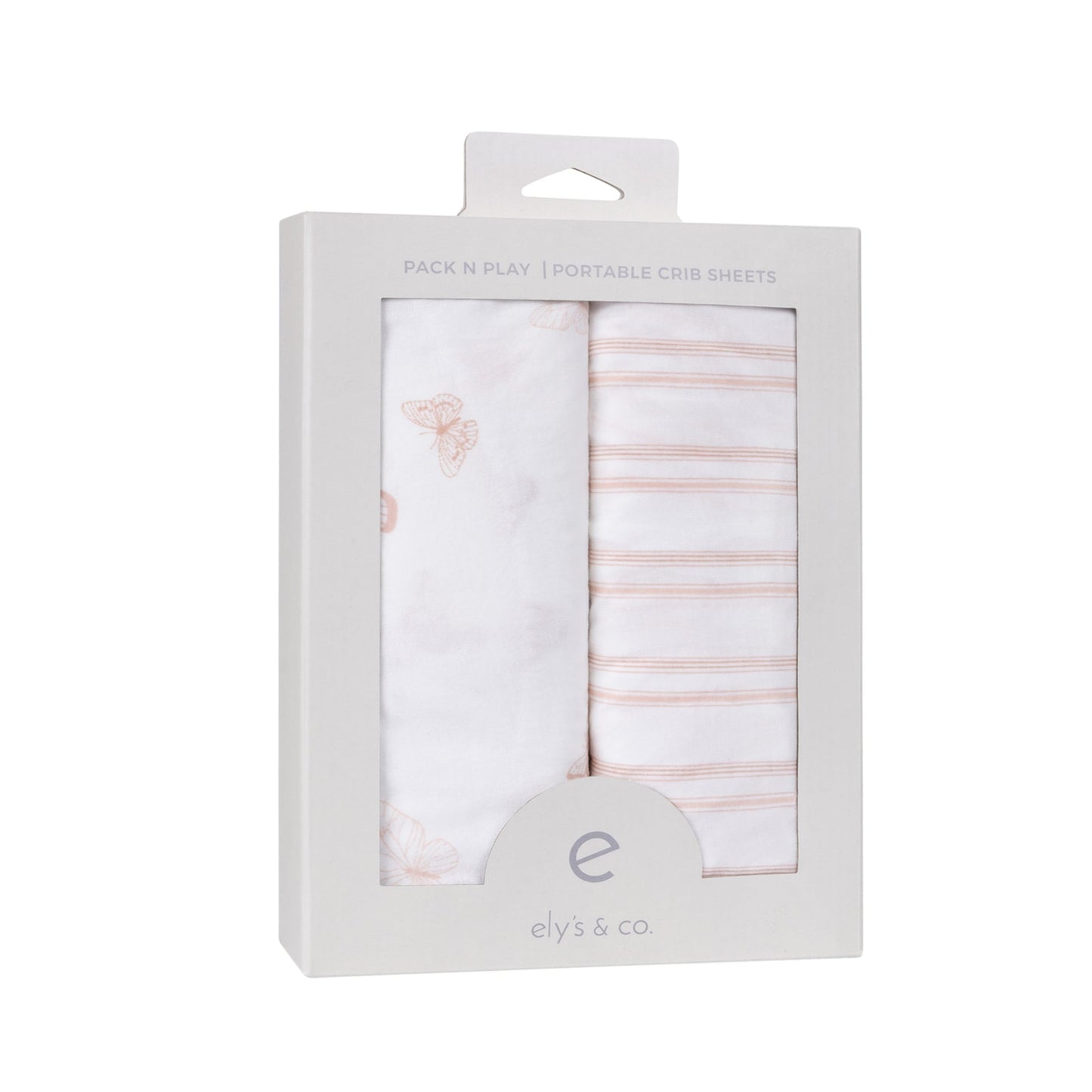 Ely's & Co. Cotton Pack N Play/ Porta Crib Sheet - 2 Pack