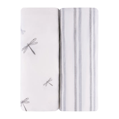 Ely's & Co. Cotton Crib Sheet - 2 Pack