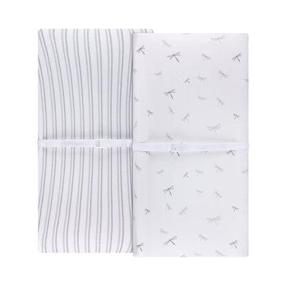 Ely's & Co. Cotton Cradle Sheet/ Changing Pad Cover - 2 Pack