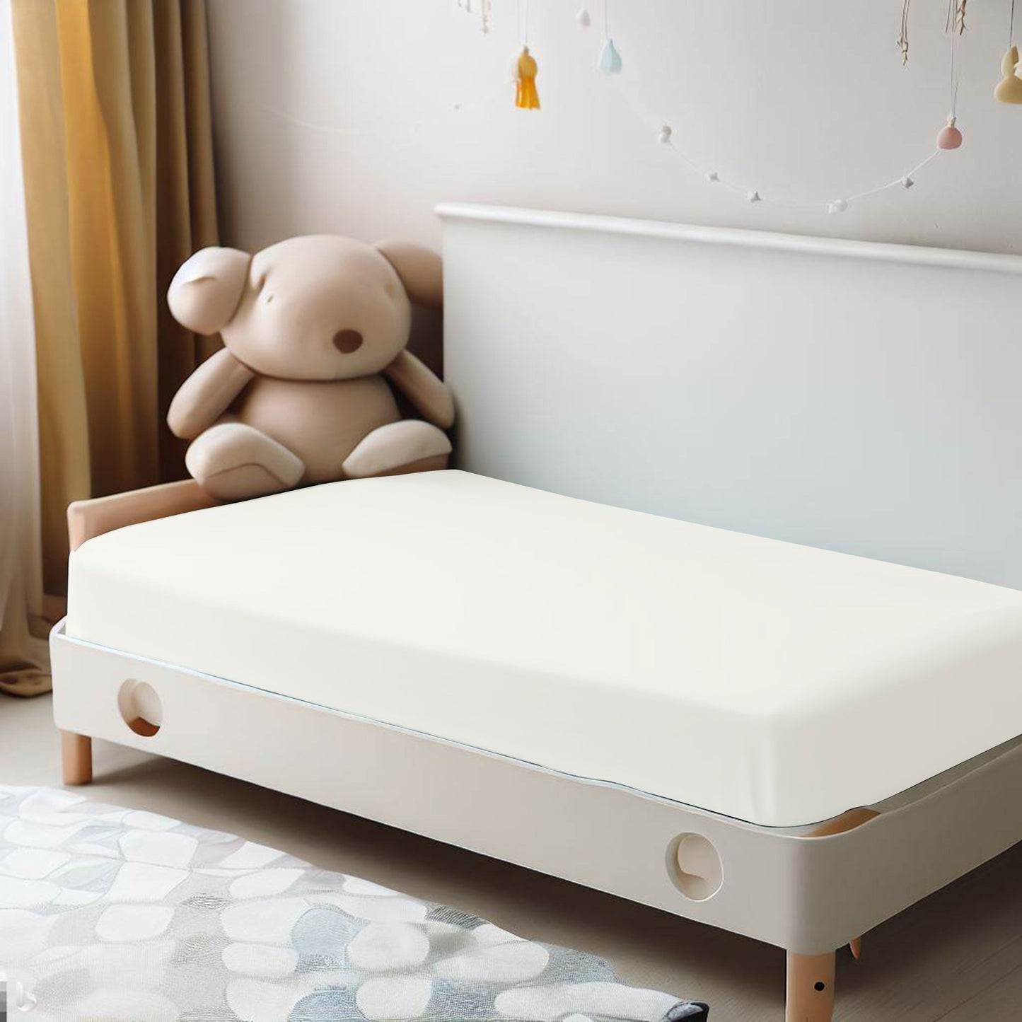 LaMart Fitted Cotton Standard Crib Sheet