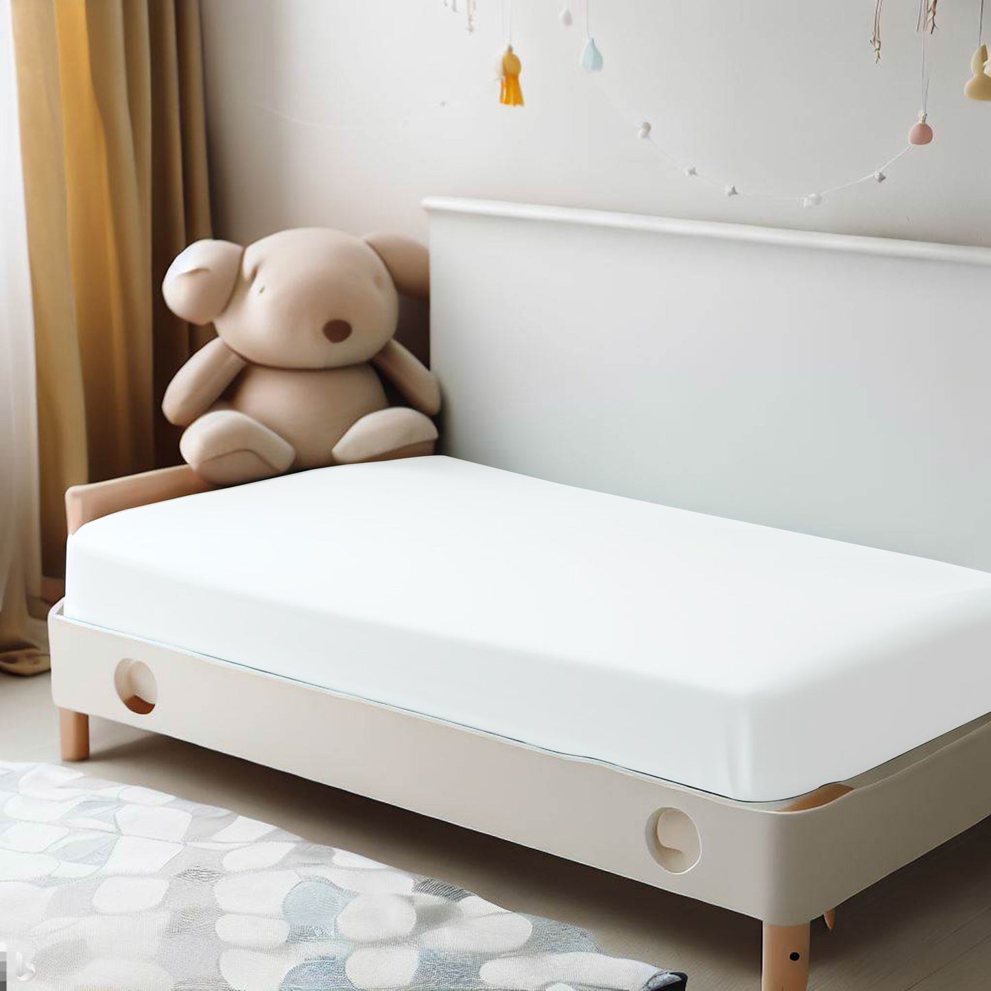 LaMart Fitted Cotton Standard Crib Sheet