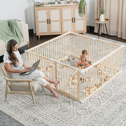 Comfy Cubs Playpen Gate for Toddler and Babies