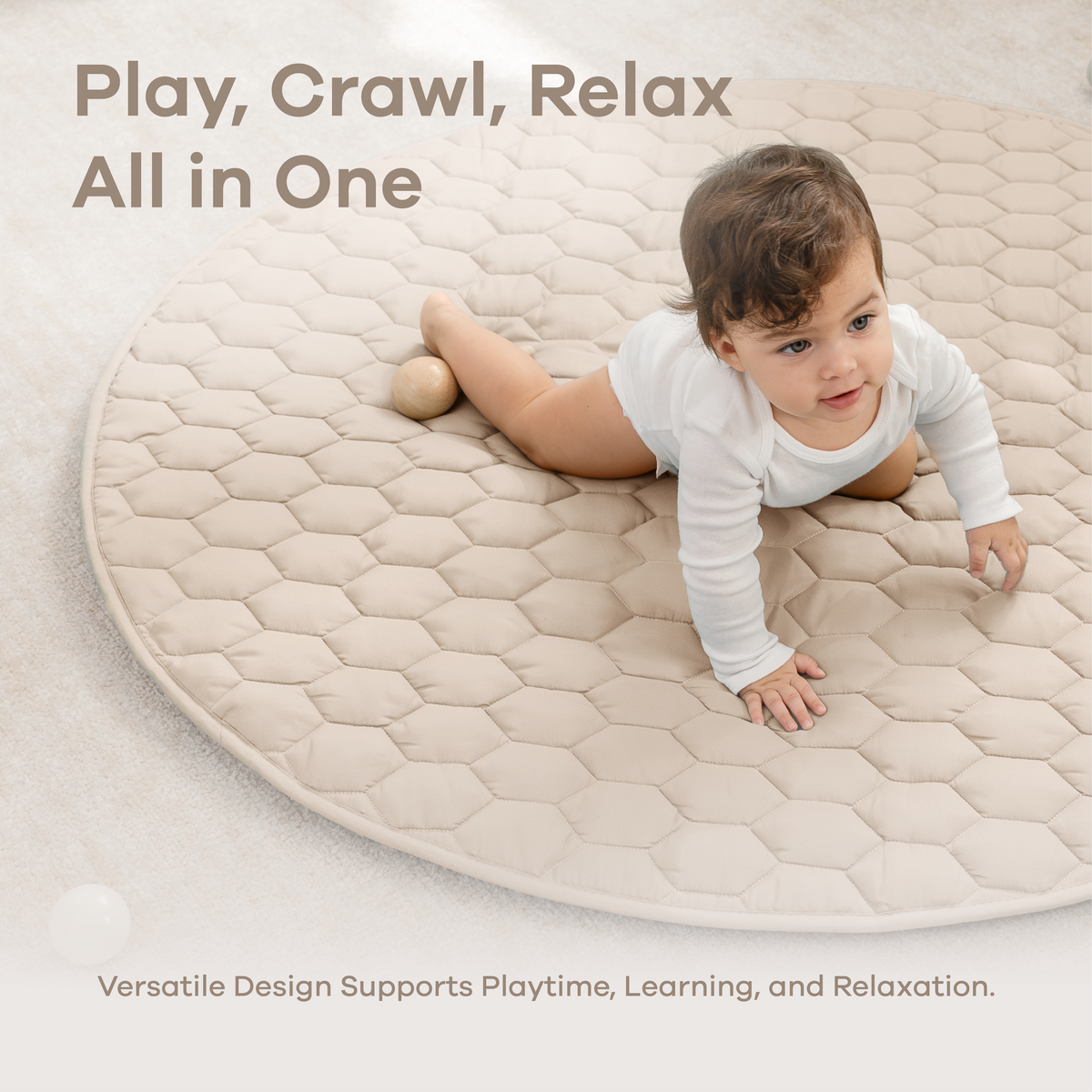 Comfy Cubs Play Mat with Non-Slip Bottom