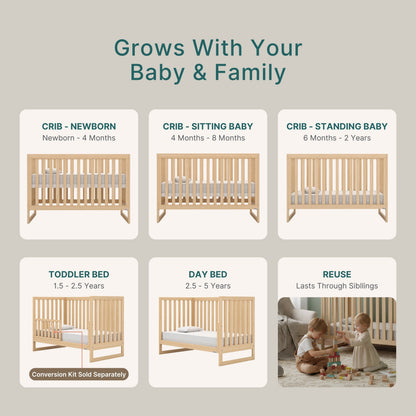 dadada Austin 3-in-1 Convertible Crib