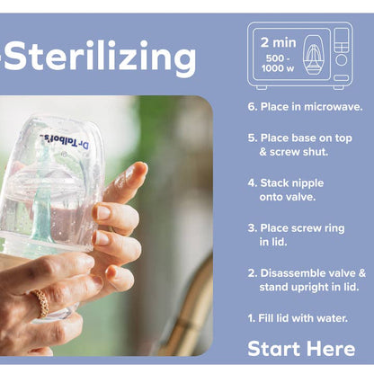 Dr. Talbot's Anti-Colic Self-Sterilizing Baby Bottle | 6 oz.