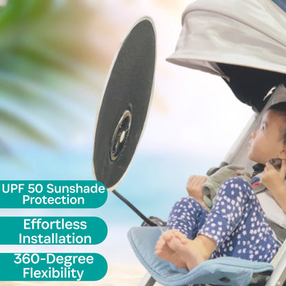 KidCo Stroller Coolshade Sunshade + Fan
