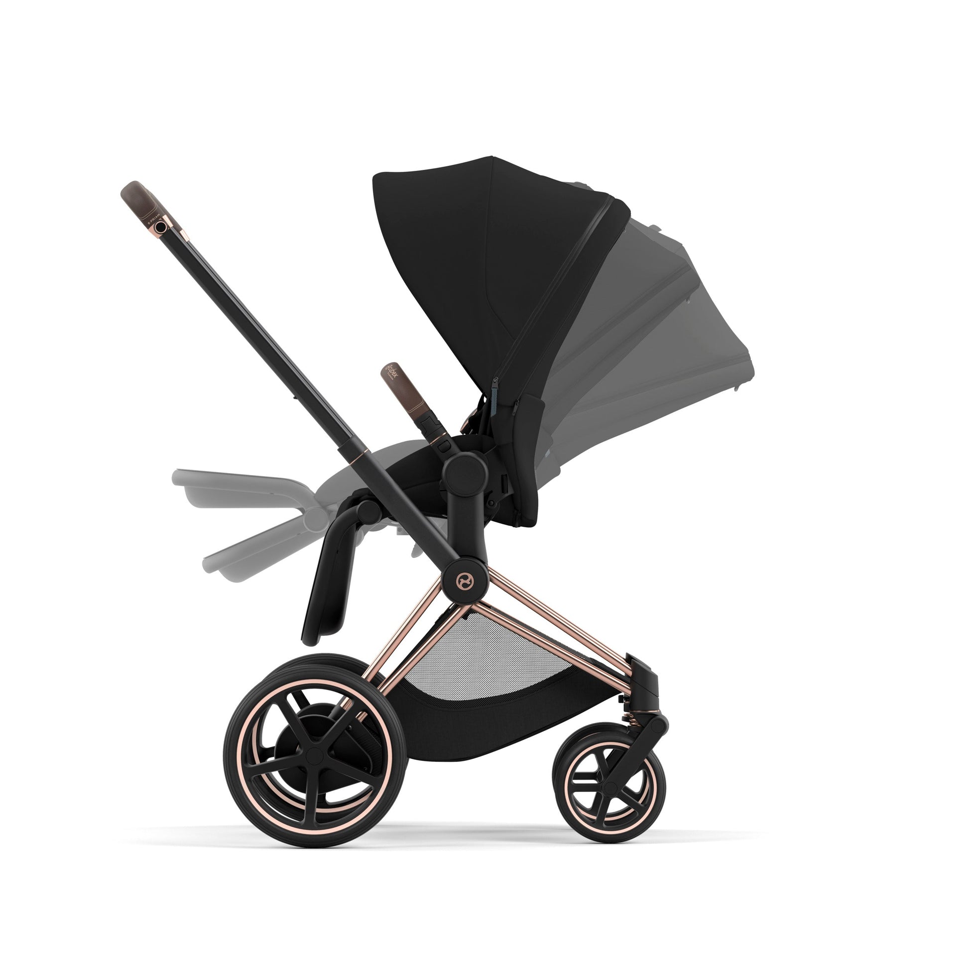 cybex e-priam Cybex e-Priam 2 Stroller, Matte Black/Sepia Black