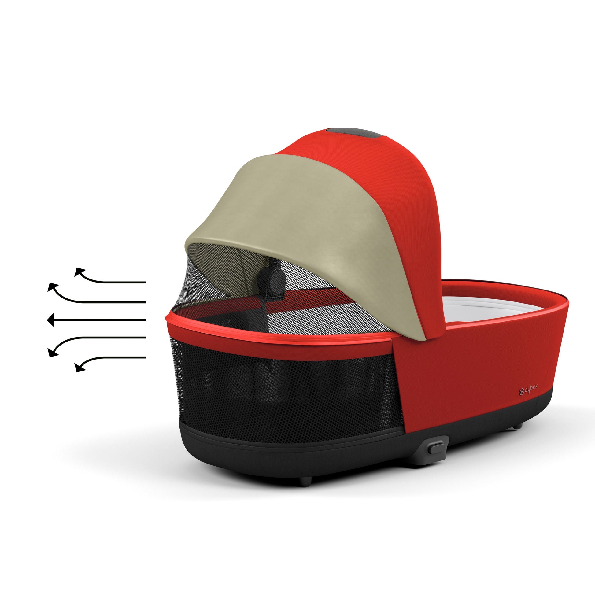 cybex priam red Cybex Priam 4/ e-Priam 2 Lux Carry Cot – Swaddles Baby