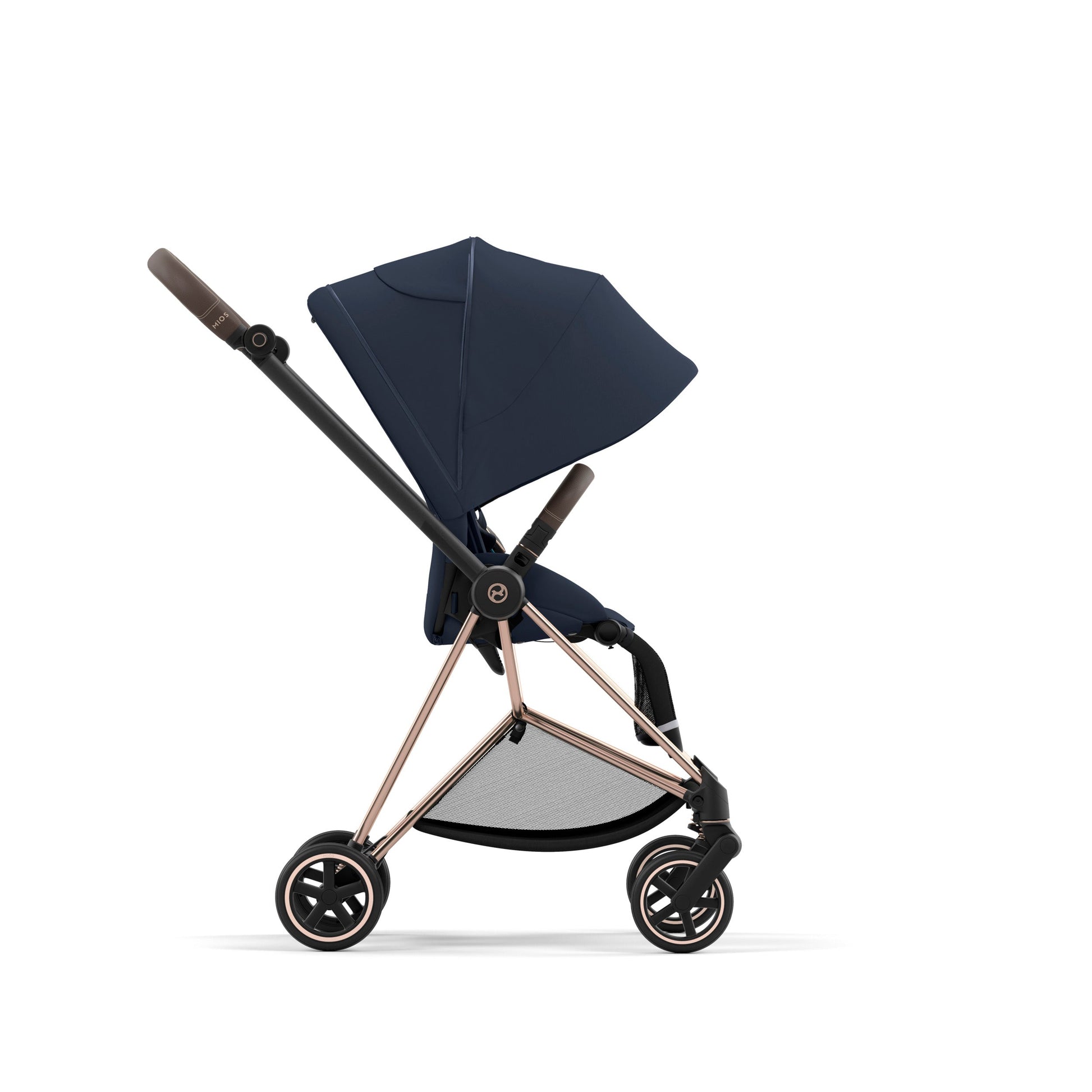 cybex mios canopy Mios 3 Stroller Chrome/Black Soho Grey