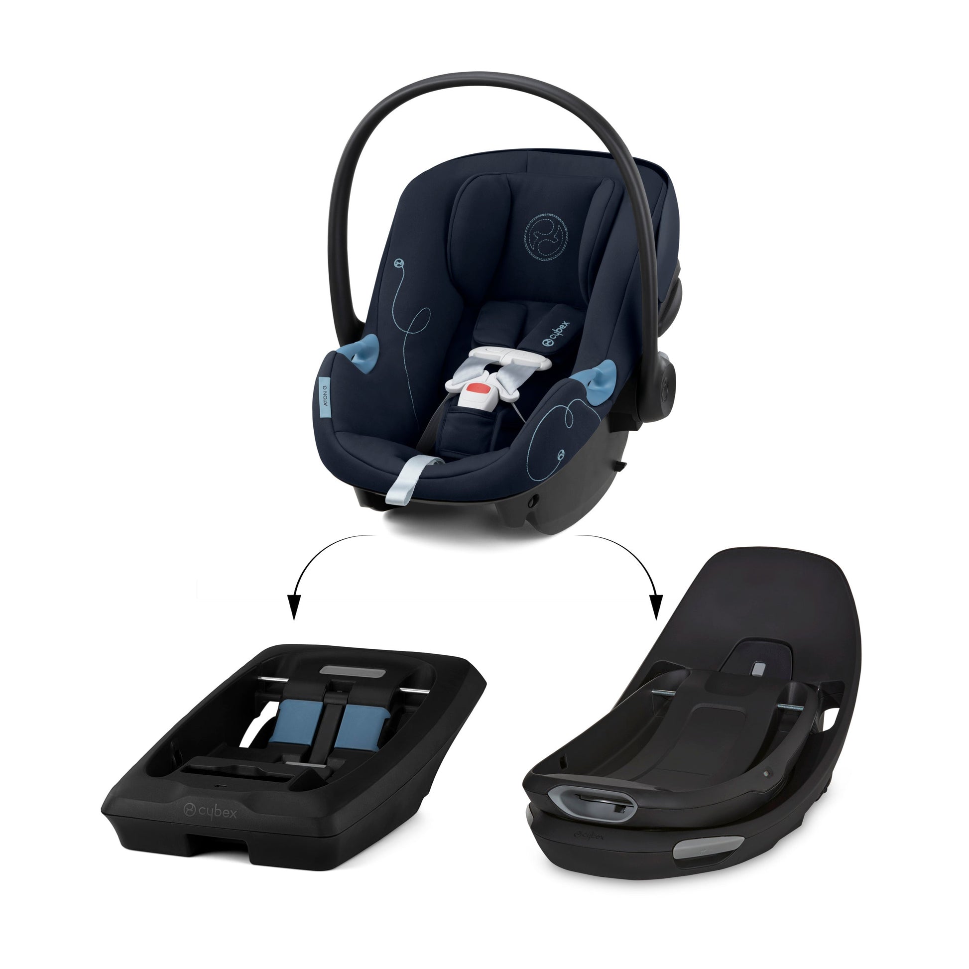 cybex aton 3s Cybex Gold Aton G Swivel Infant Car Seat – Swaddles Baby