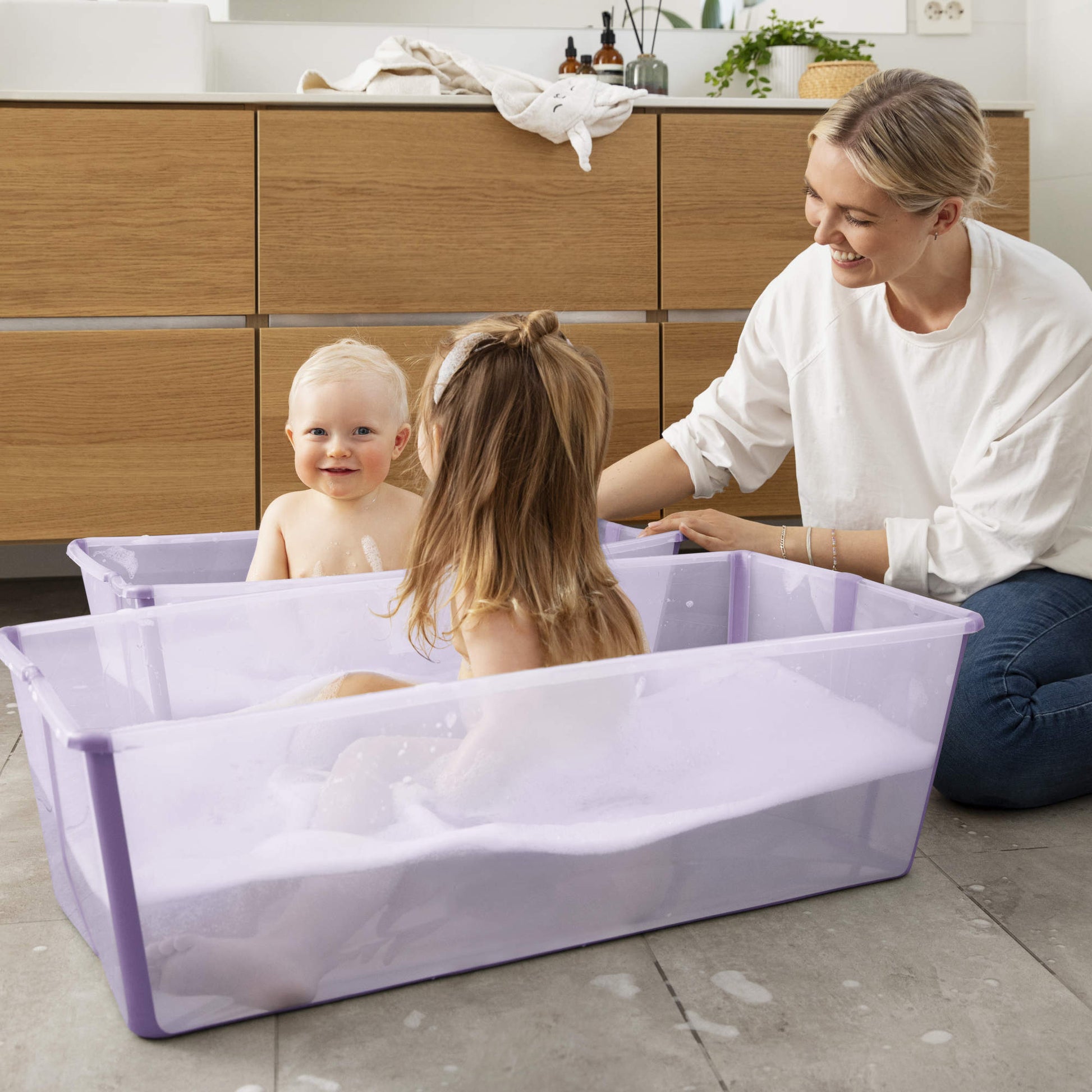 stokke flexi bath transparent Stokke Flexi Bath X-Large Lavender