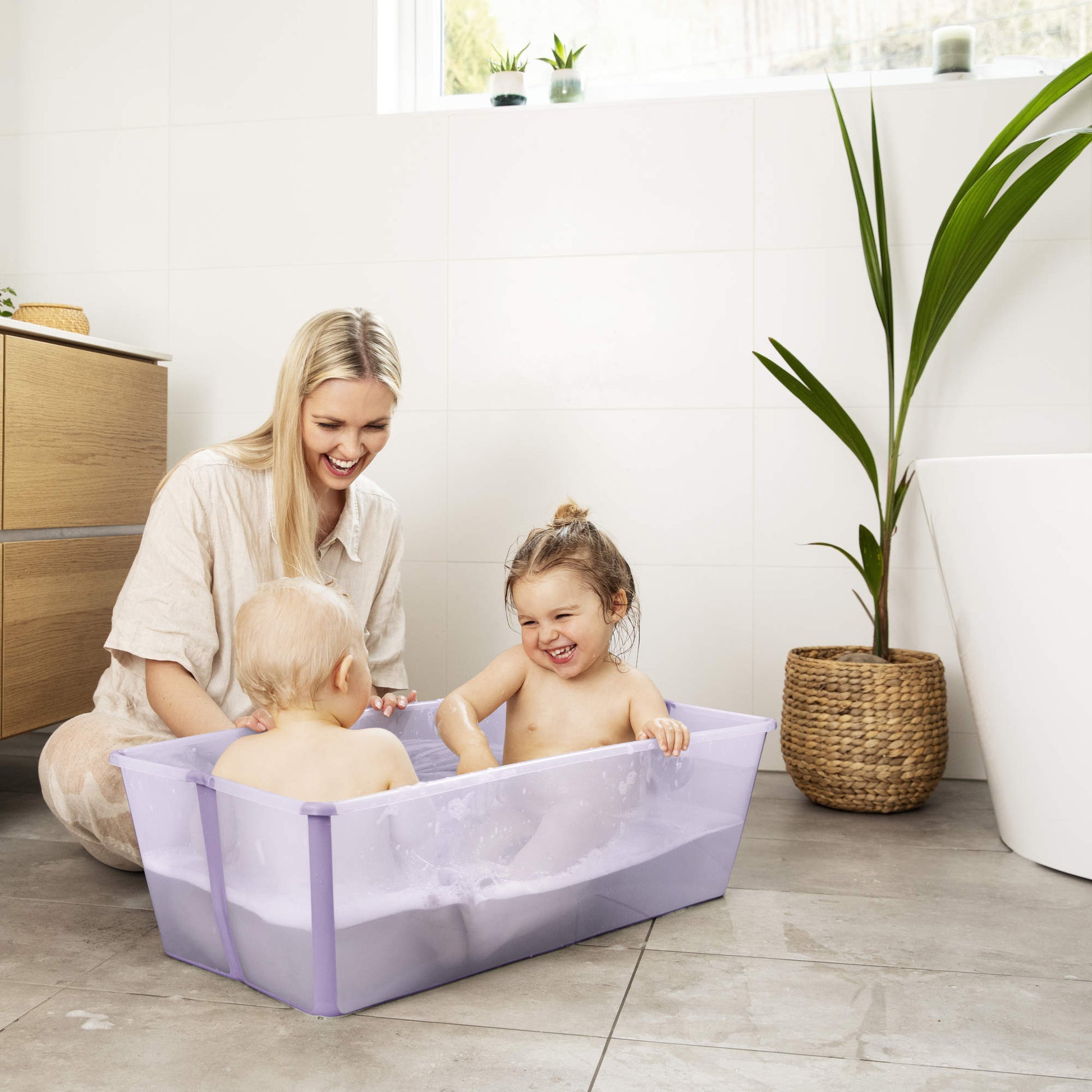 stokke fold up bath Stokke Flexi Bath X-Large Lavender