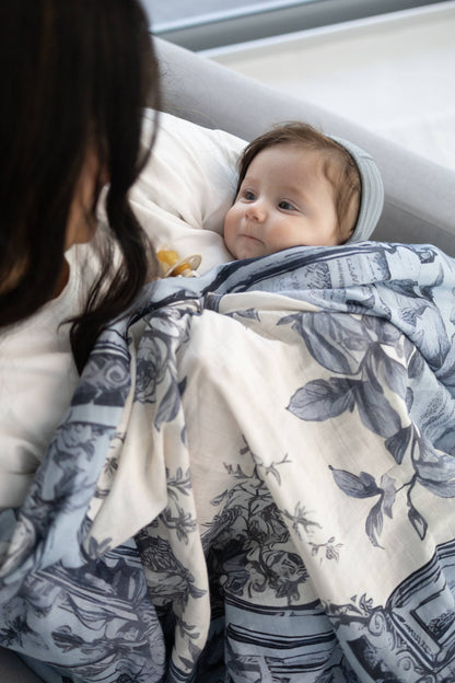 Little Threads The Garden Window Muslin Blanket