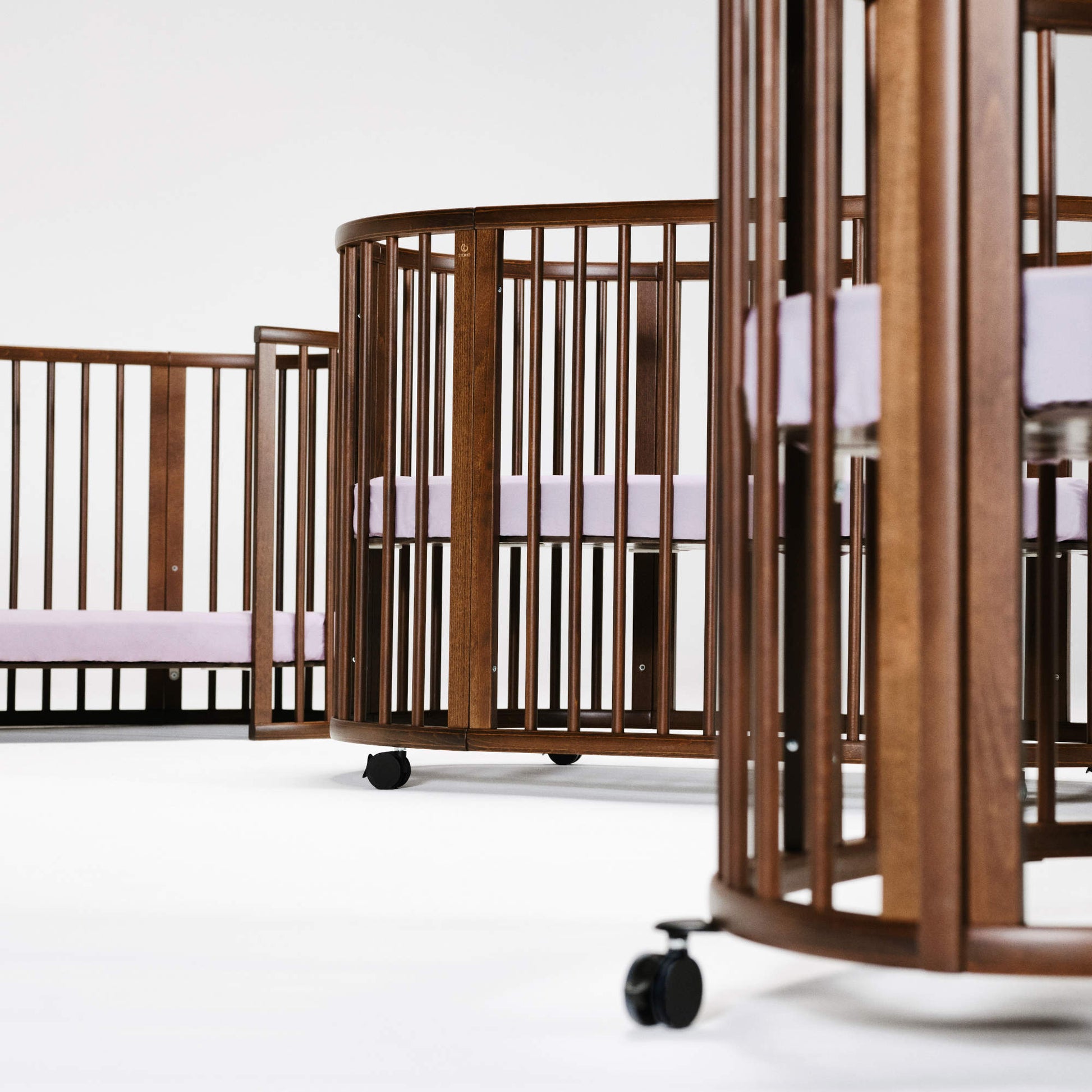 stokke sleepi walnut Stokke Sleepi Bed V3 – Swaddles Baby