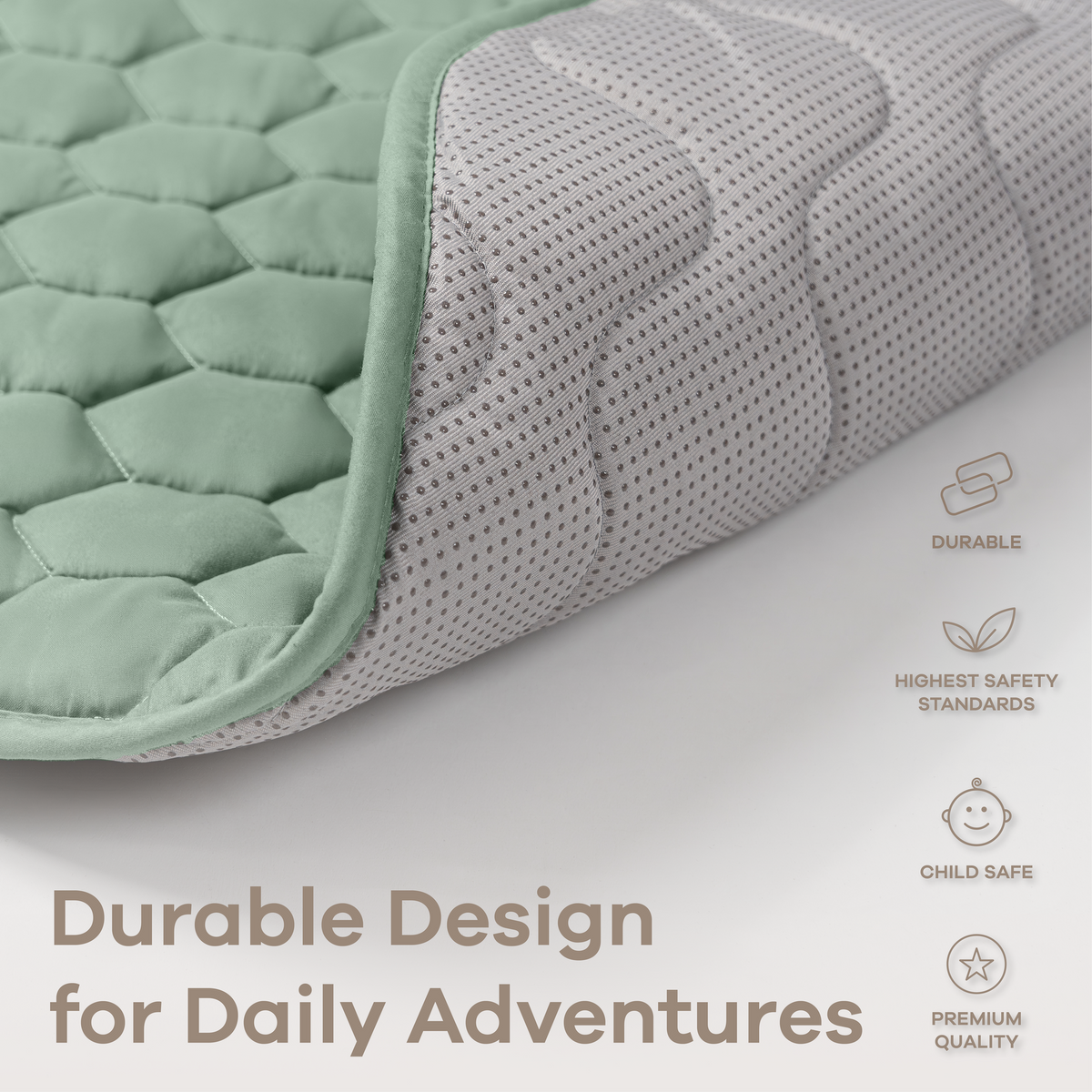 Comfy Cubs Play Mat with Non-Slip Bottom