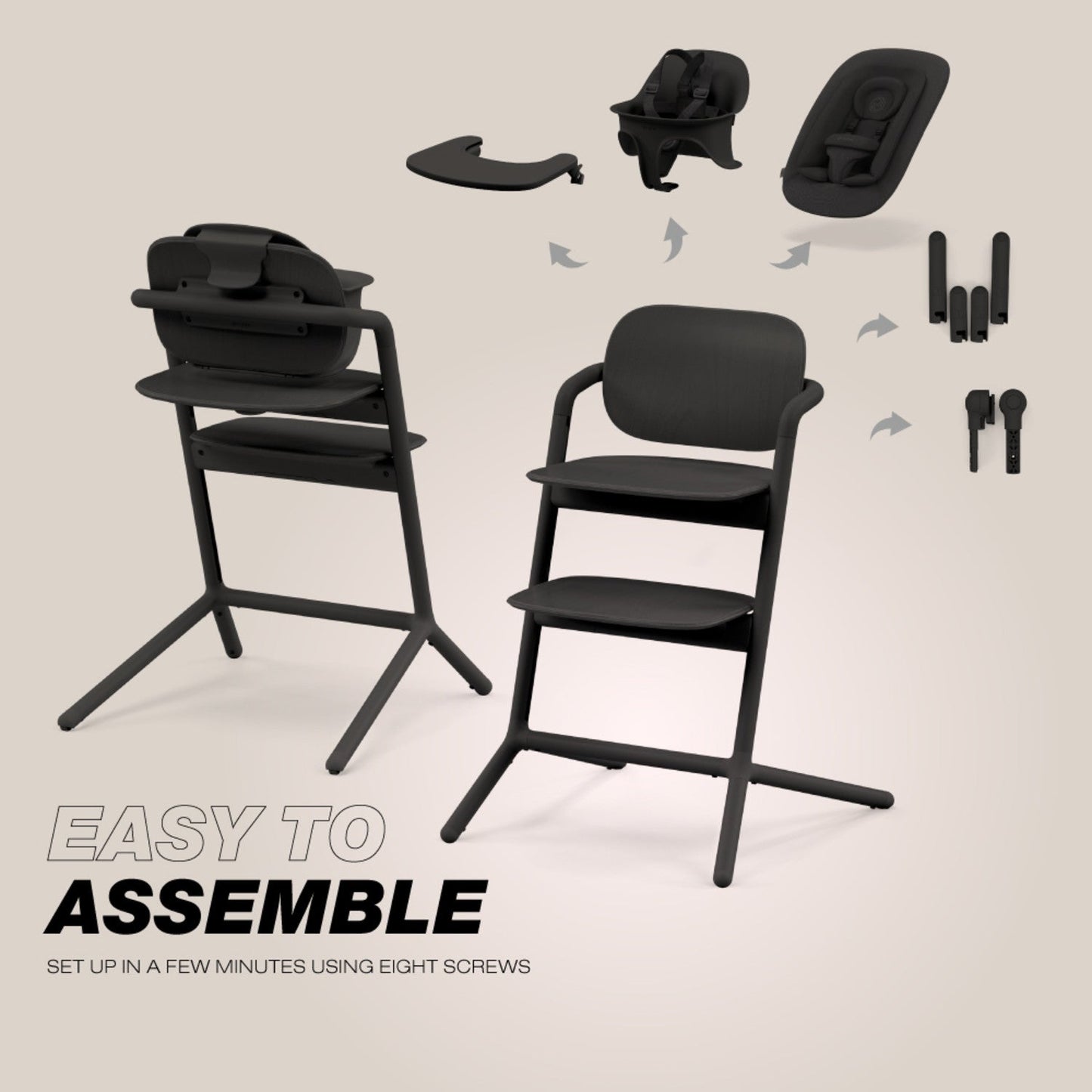 Cybex Lemo 3 High Chair 4-in-1 Set