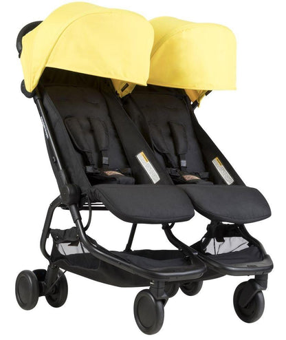 Mountain Buggy Nano Duo Compact Double Stroller – Swaddles Baby