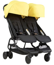 Load image into Gallery viewer, Mountain Buggy Nano Duo Compact Double Stroller - Mega Babies
