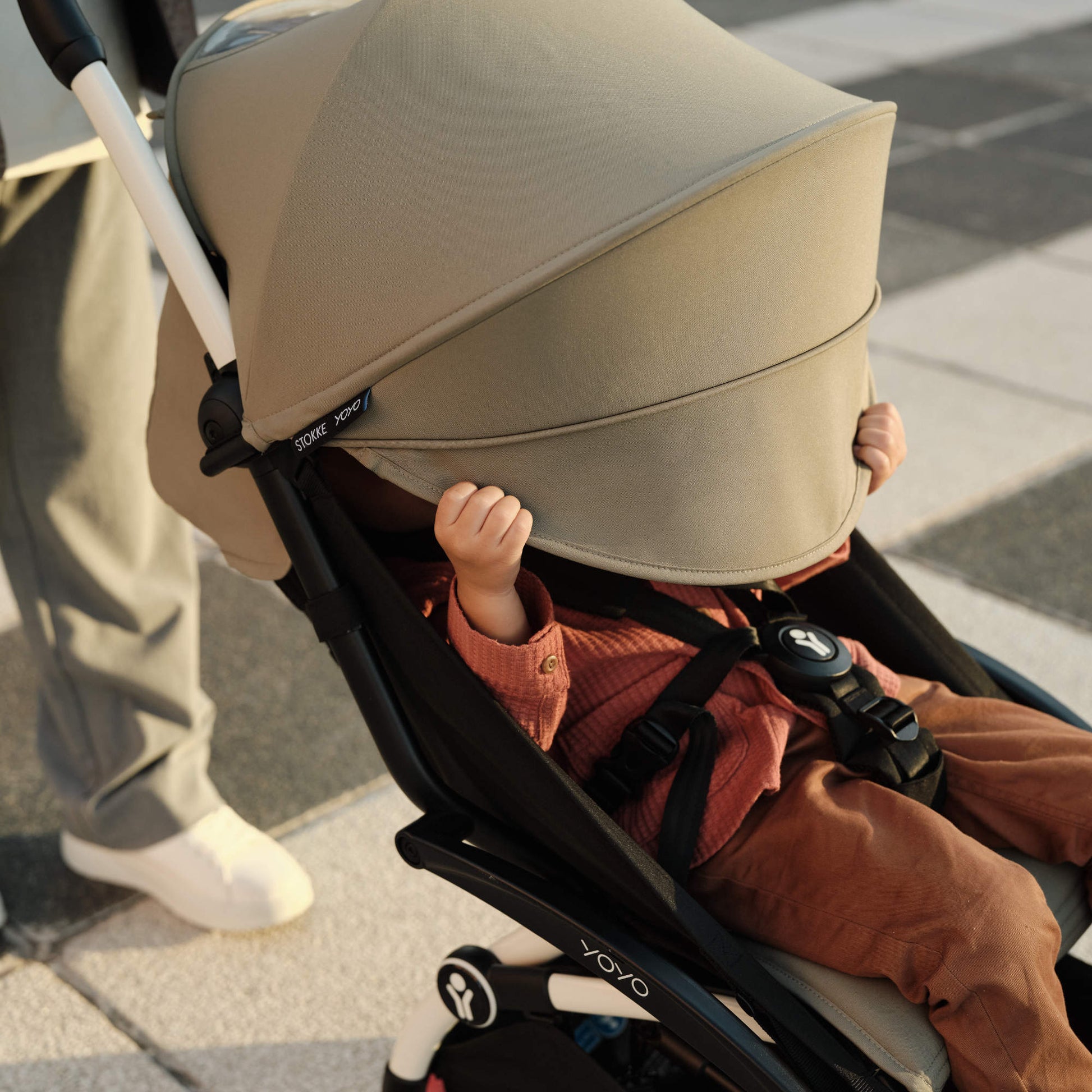 stokke set kinderwagen Stokke YOYO³ Newborn to Toddler Stroller Bundle, Olive