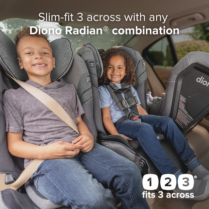 Diono Radian 3QXT+ Luxury 3 Across All-in-One Car Seat