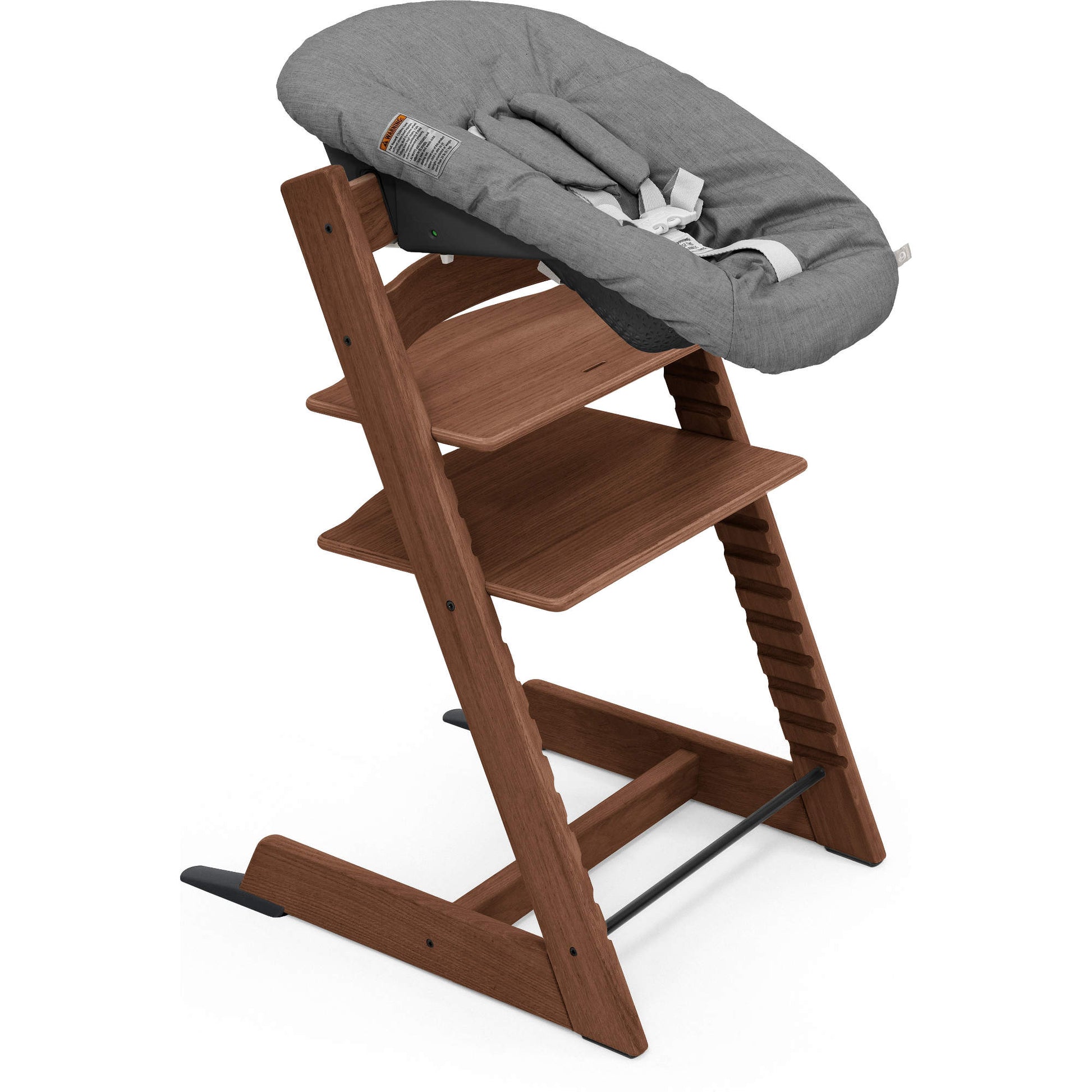 stokke tripp trapp walnut sale Stokke Tripp Trapp High Chair² with Cushion, Newborn Tray and Newborn Set