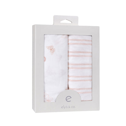 Ely's & Co. Cotton Cradle Sheet/ Changing Pad Cover - 2 Pack