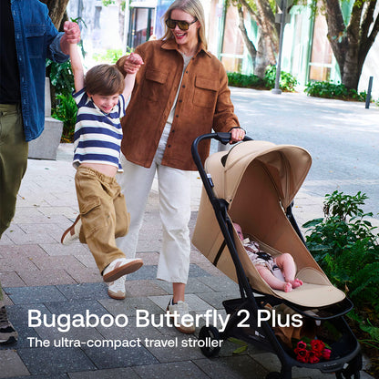 Bugaboo Butterfly 2 Plus Lay-Flat Recline Lightweight Stroller