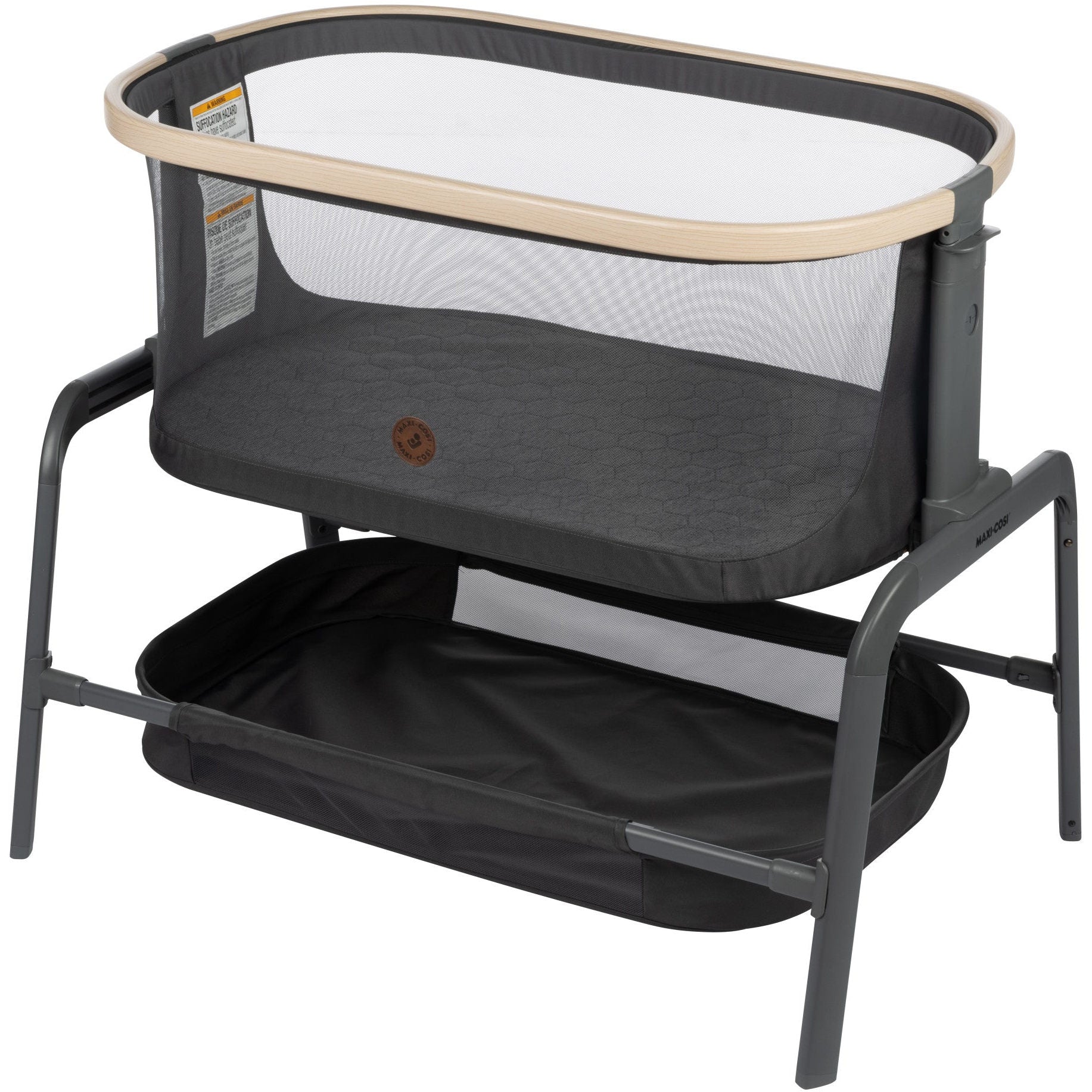 maxi cosi for 2 Maxi Cosi Iora Bedside Bassinet Classic Graphite