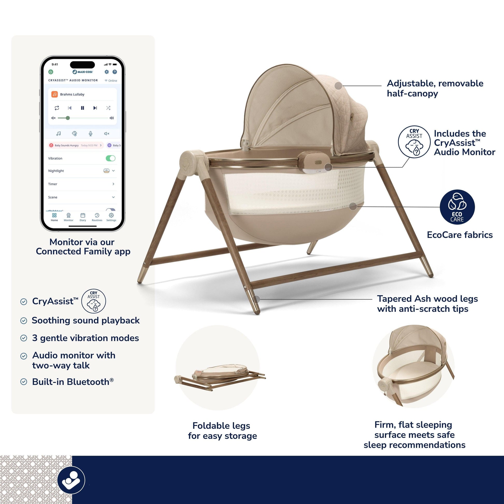Maxi Cosi Kindred Sibia Bassinet