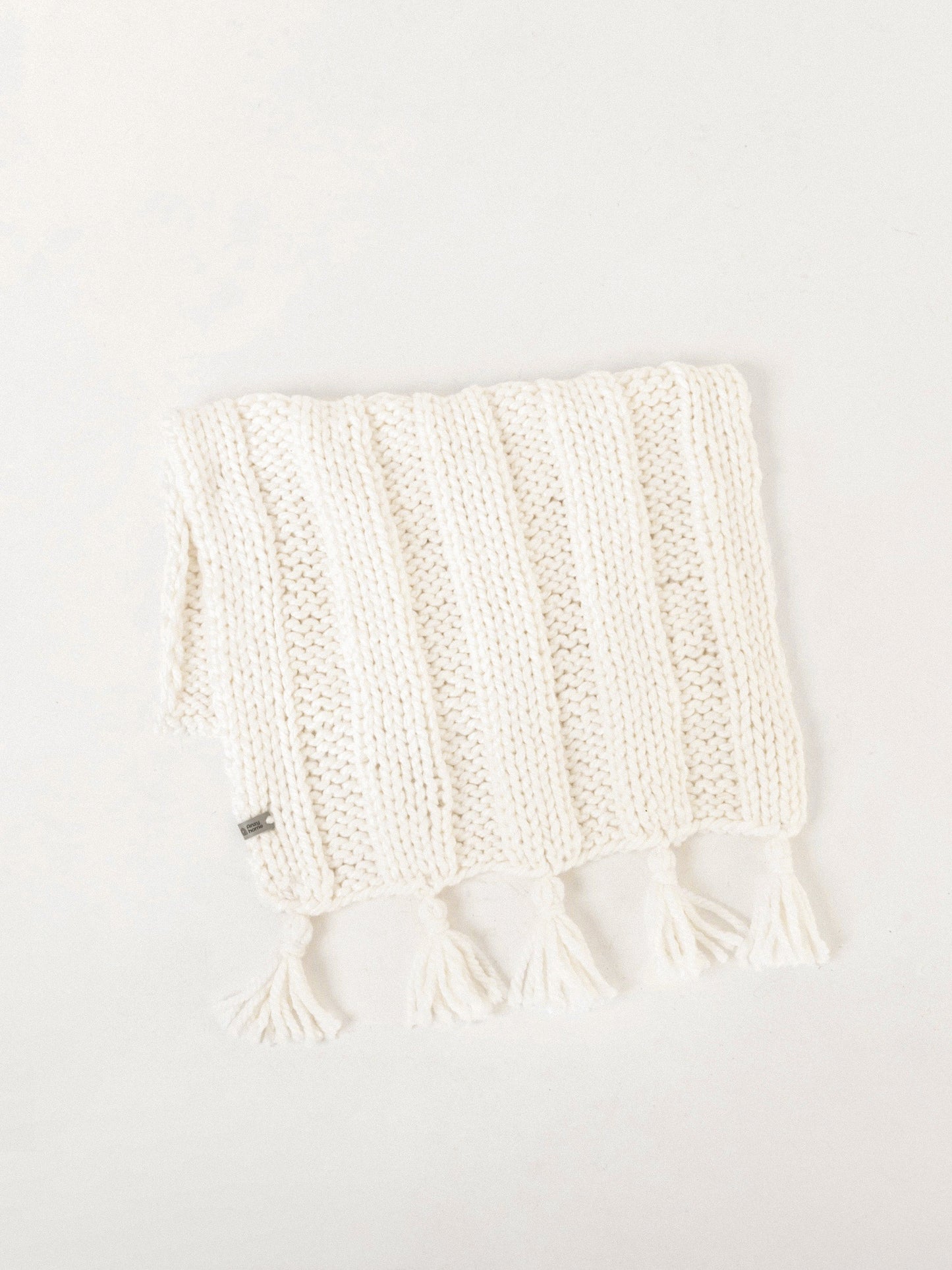 Anzy Home Boho Knitted Baby Blanket