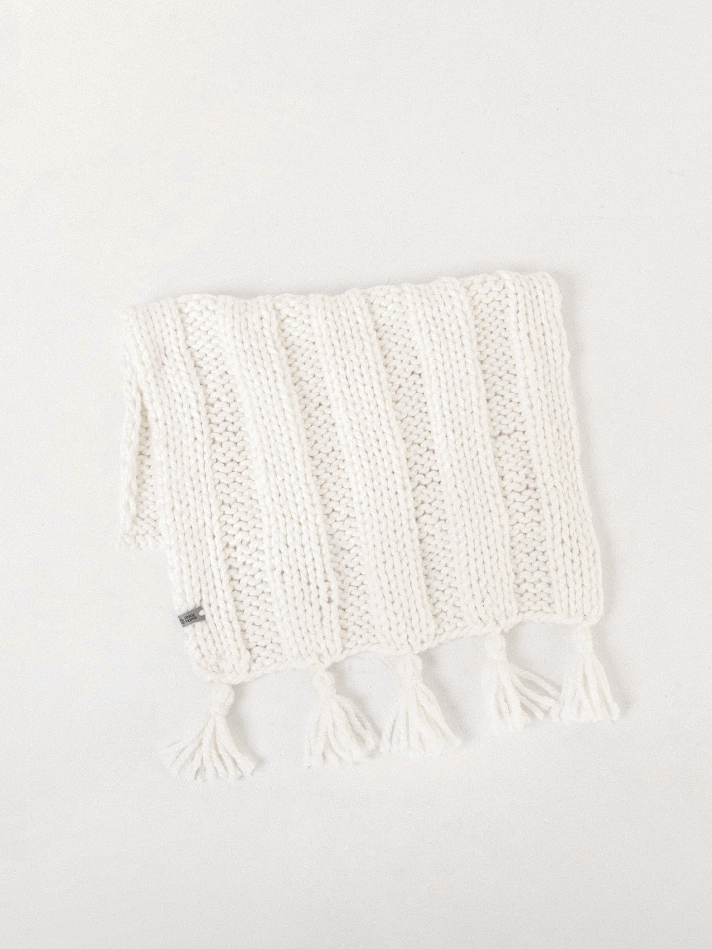 Anzy Home Boho Knitted Baby Blanket