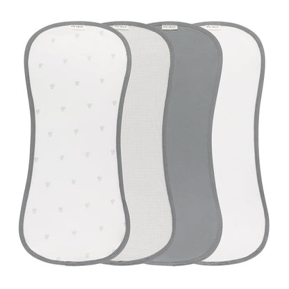 Ely's & Co. Jersey Absorbent Burp Cloths - 4 Pack