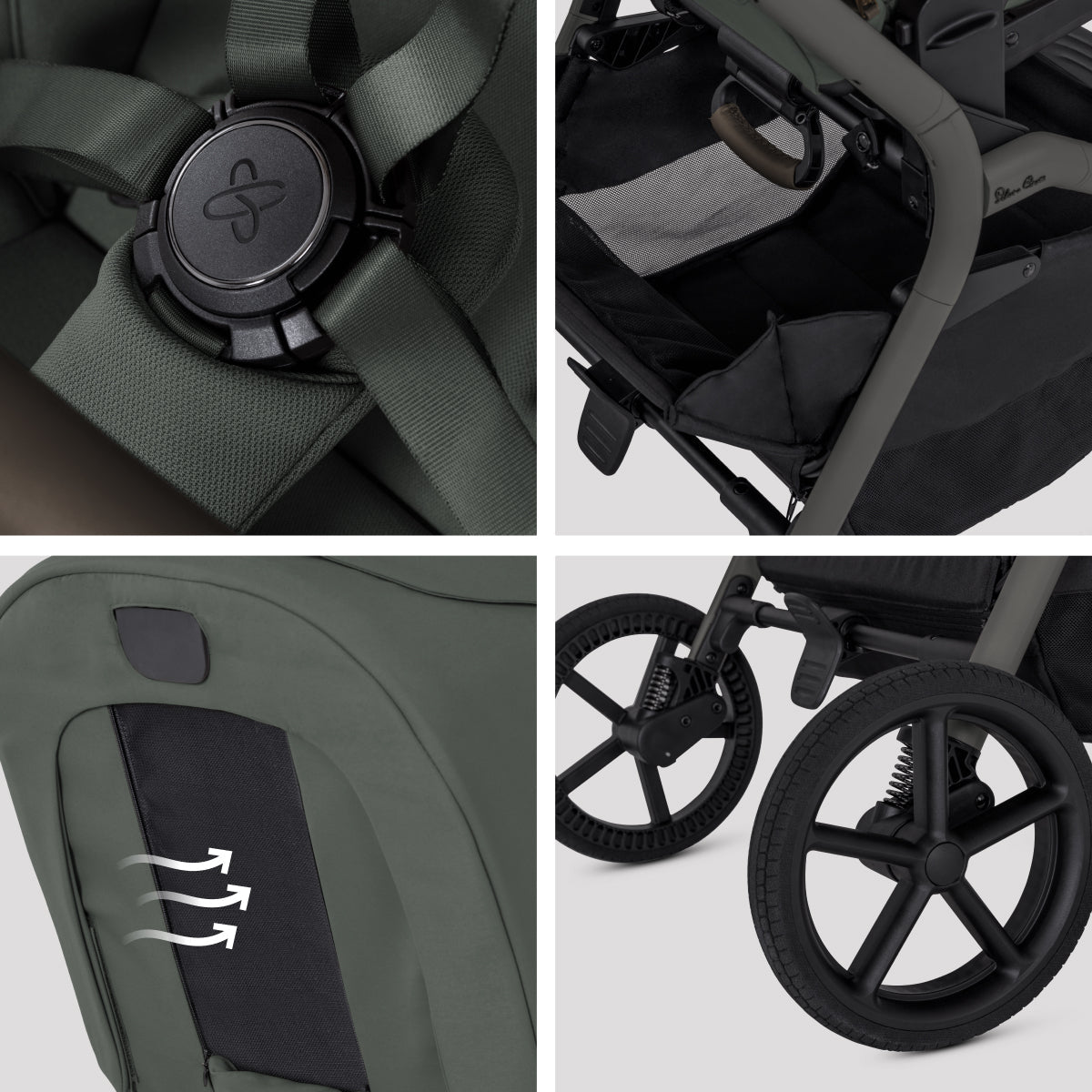 Silver Cross Breez Mid-Size Compact Stroller