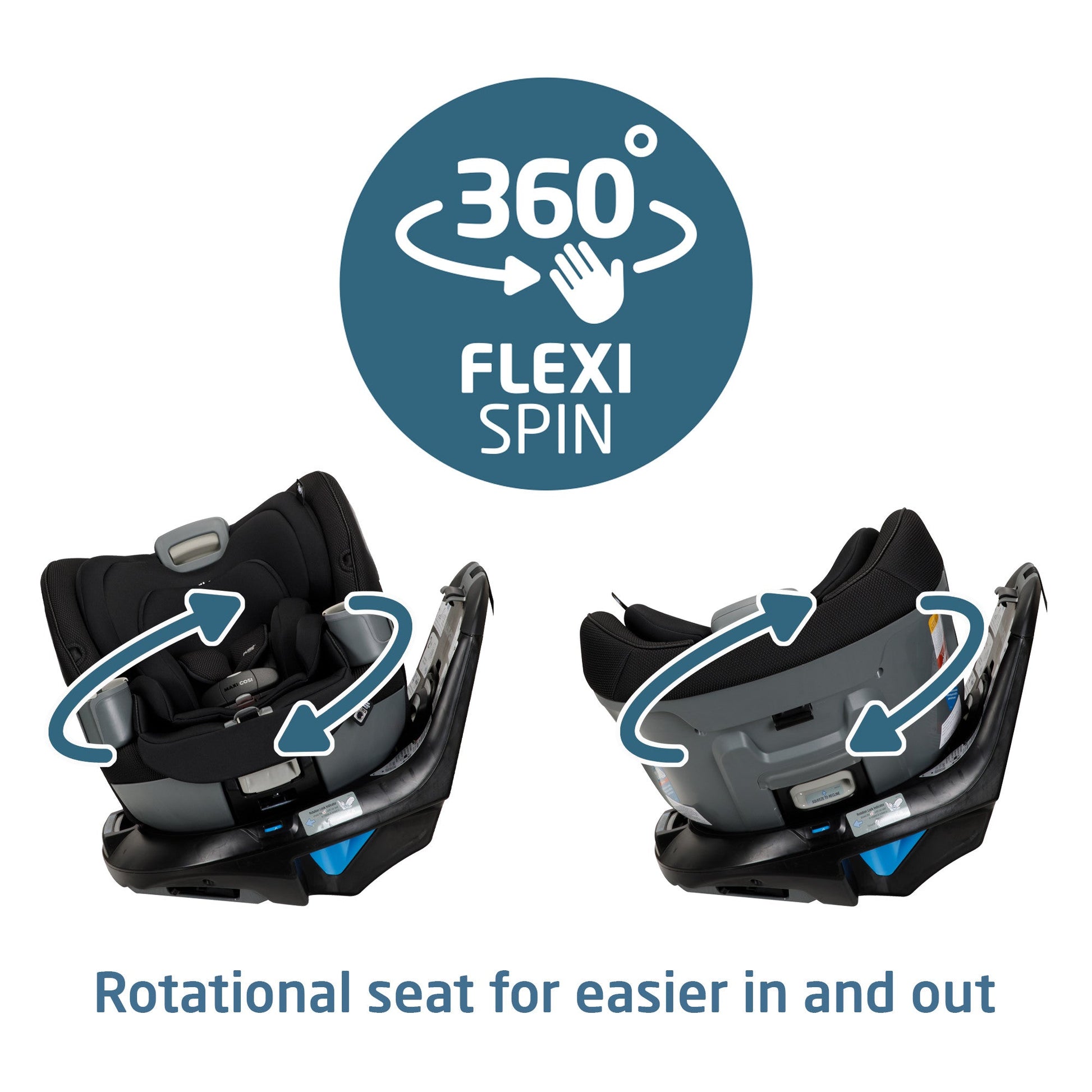 maxi-cosi emme 360 Maxi-Cosi Emme 360° Rotating All-in-One Convertible Car Seat – Swaddles Baby