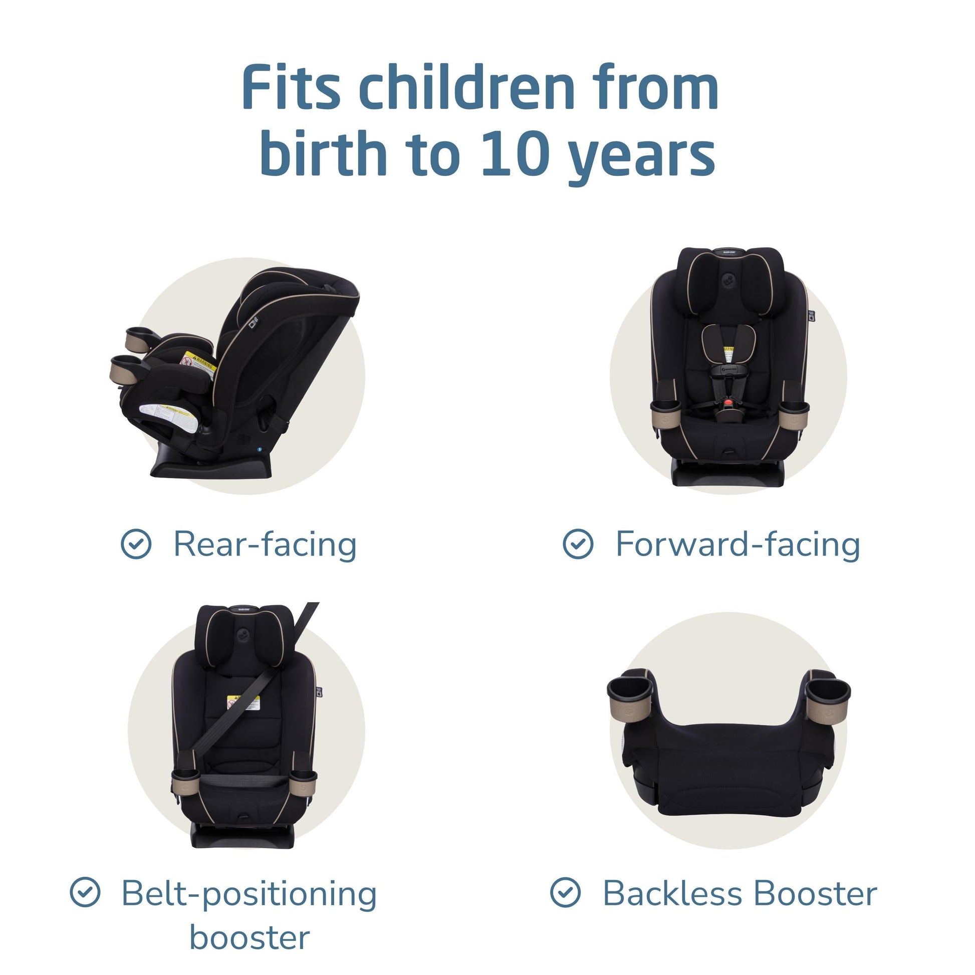 maxi cosi front and rear car seat Maxi Cosi Kani 4-in-1 Convertible Car Seat