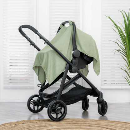 Comfy Cubs Baby Muslin Car Seat Cover