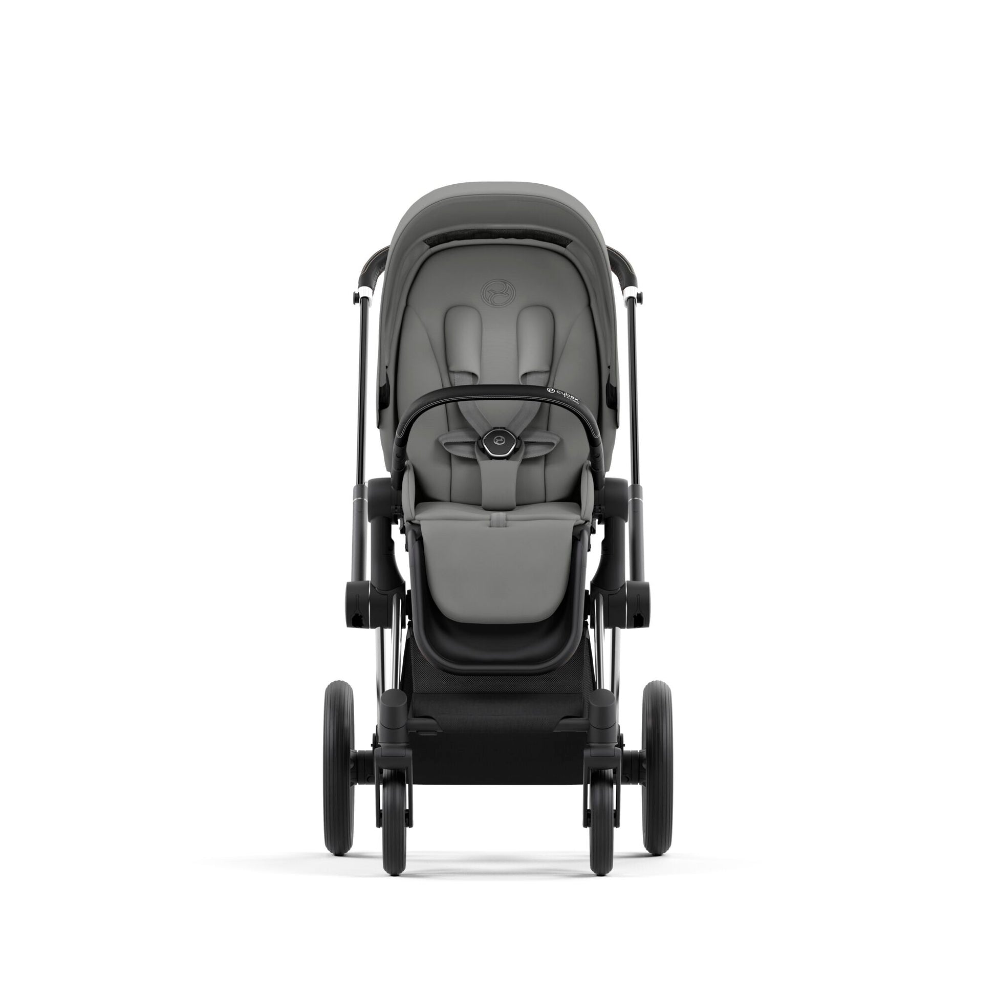 soho gray cybex Priam 4 Complete Stroller. One frame enables 3 different modes of use – Swaddles Baby