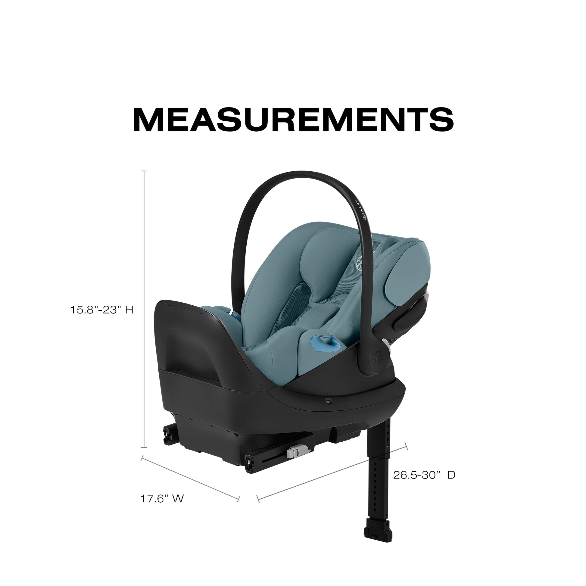 Cybex Cloud G Pro Comfort Extend Infant Car Seat – Swaddles Baby