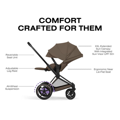 Cybex Platinum e-Priam 3 Complete Stroller