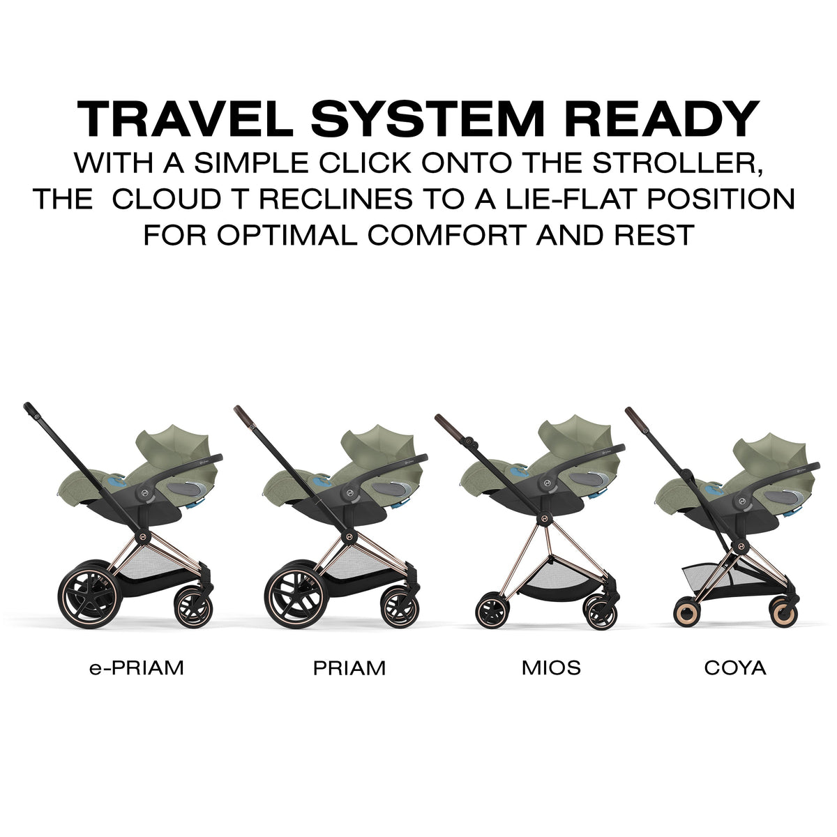 Cybex Cloud T Comfort Extend Infant Car Seat With SensorSafe