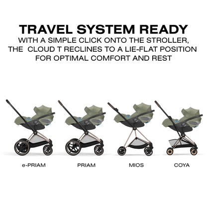Cybex Cloud T Comfort Extend Infant Car Seat With SensorSafe