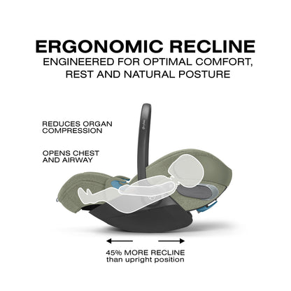 Cybex Cloud T Comfort Extend Infant Car Seat With SensorSafe