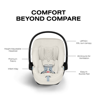 Cybex Cloud T Comfort Extend Infant Car Seat With SensorSafe
