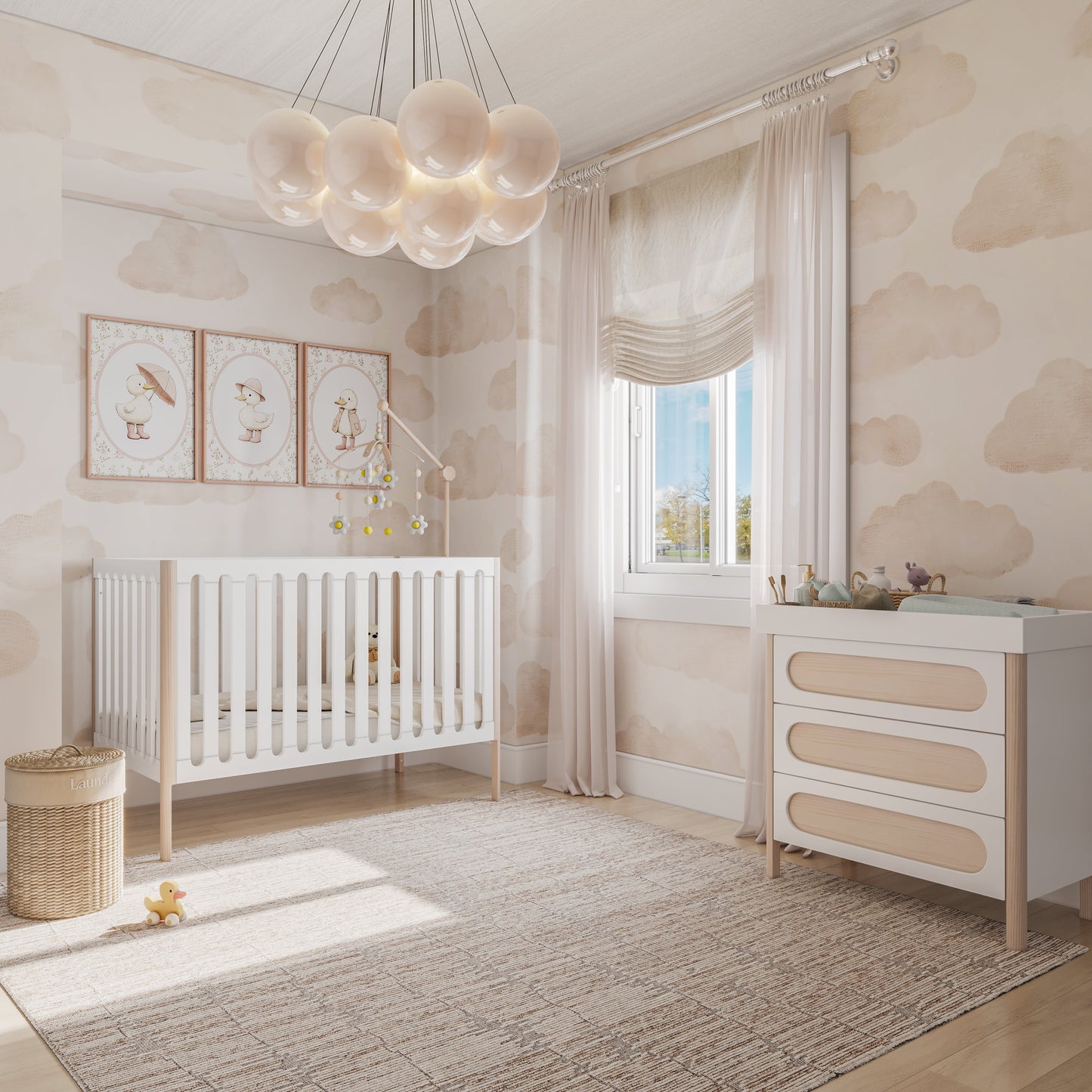 HushCrib Lulla & Lulli 3 Drawer Dresser