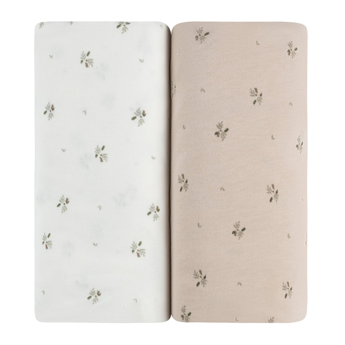 Aurora Classics Cotton Pack N Play/ Porta Crib Sheet - 2 Pack